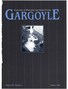 View Summer 1988 Issue Volume 19.1 - Gargoyle