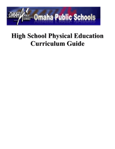 High School Physical Education Curriculum Guide