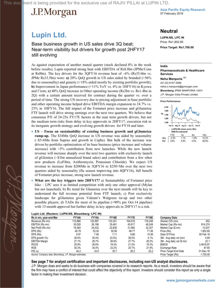 jp morgan equity research report pdf