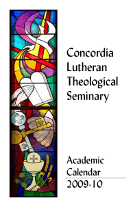 Concordia Lutheran Theological Seminary