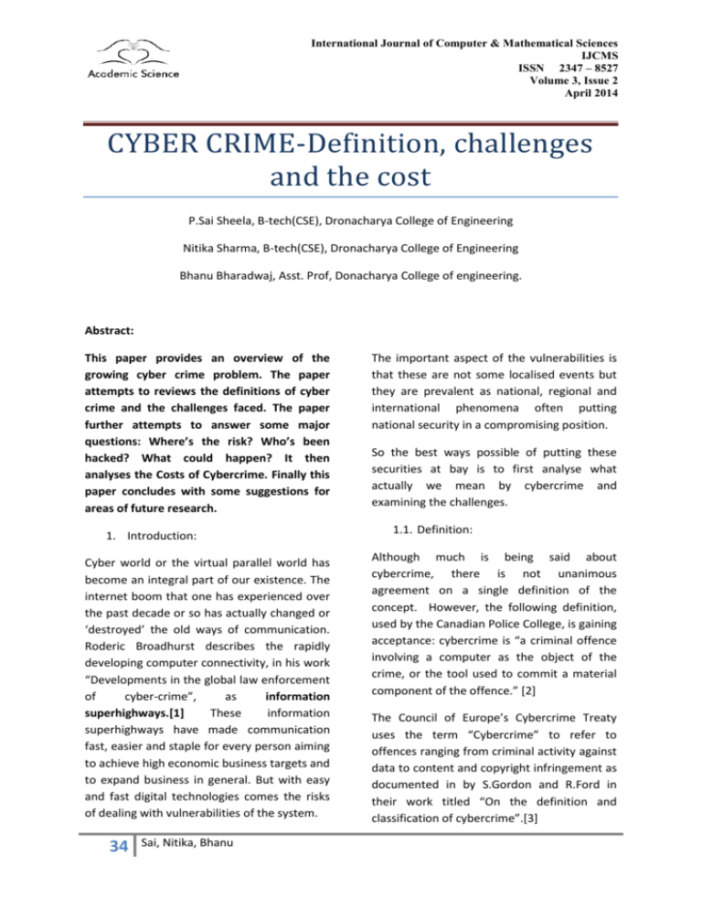 cyber crime research articles