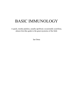 basic immunology - Colorado State University College of Veterinary