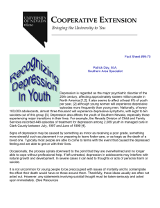 Recognizing Depression in Youth