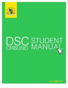 DSC Orbund Student Manual 1