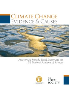 Climate Change - Royal Society