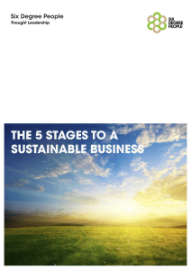 The 5 Stages to a Sustainable Business