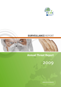 Annual Threat Report - ECDC