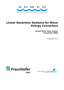 Linear Generator Systems for Wave Energy Converters