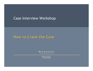 How to Crack the Case