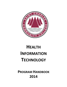 2014 HIM Program Handbook - St. Charles Community College