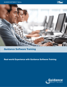 Guidance Software Training