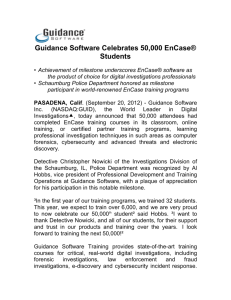 Guidance Software Celebrates 50,000 EnCase® Students