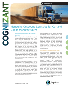 Managing Outbound Logistics for Car and Goods