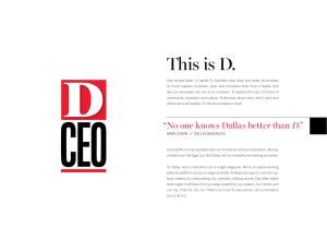 This is D. - About D Magazine