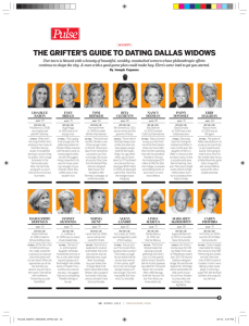 THE GRIFTER'S GUIDE TO DATING DALLAS WIDOWS