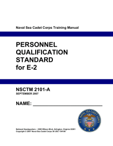 PERSONNEL QUALIFICATION STANDARD for E-2
