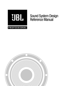Sound System Design Reference Manual