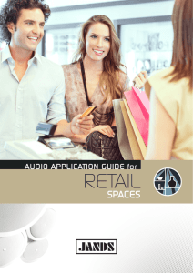 Audio Application Guide for Retail Spaces