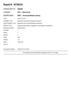 Language Style Matching, Engagement, and