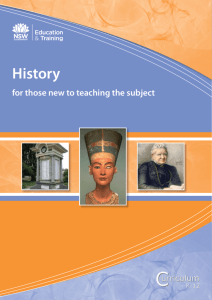 History - Curriculum Support
