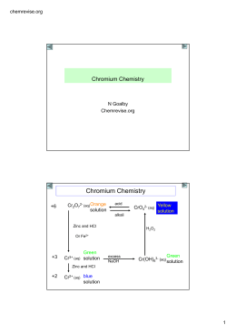 Balancing Redox Equations WorkSheet