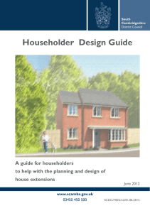 Householder Design Guide - South Cambridgeshire District Council