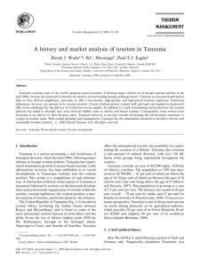 A history and market analysis of tourism in Tanzania