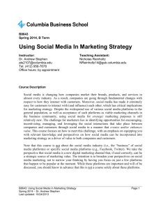 Using Social Media In Marketing Strategy