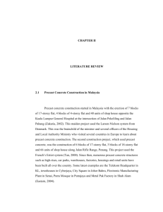 CHAPTER II LITERATURE REVIEW 2.1 Precast Concrete