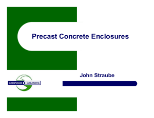Precast Concrete Enclosures