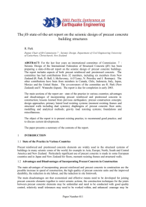 The fib State-of-the-art Report on the Seismic Design of Precast