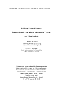 Bridging Past and Present: Ethnomathematics, the Ahmose