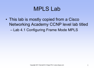MPLS Basic Lab