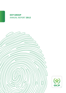 OCP GROUP ANNUAL REPORT 2012
