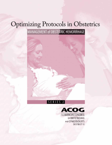 Optimizing Protocols in Obstetrics