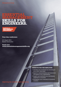 ESSENtIAL MANAGEMENt SKILLS FOR ENGINEERS.