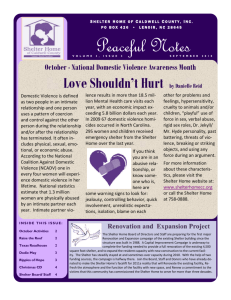 Peaceful Notes - Shelter Home of Caldwell County