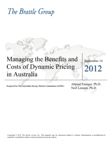 Managing the costs and benefits of dynamic pricing