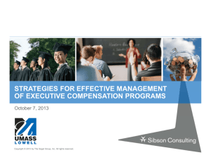 strategies for effective management of executive compensation