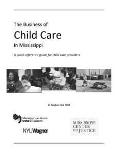 Child Care - Mississippi Low-Income Child Care Initiative
