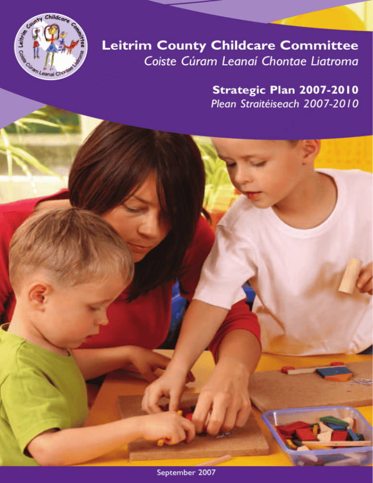 Strategic Plan Leitrim County Childcare Committee