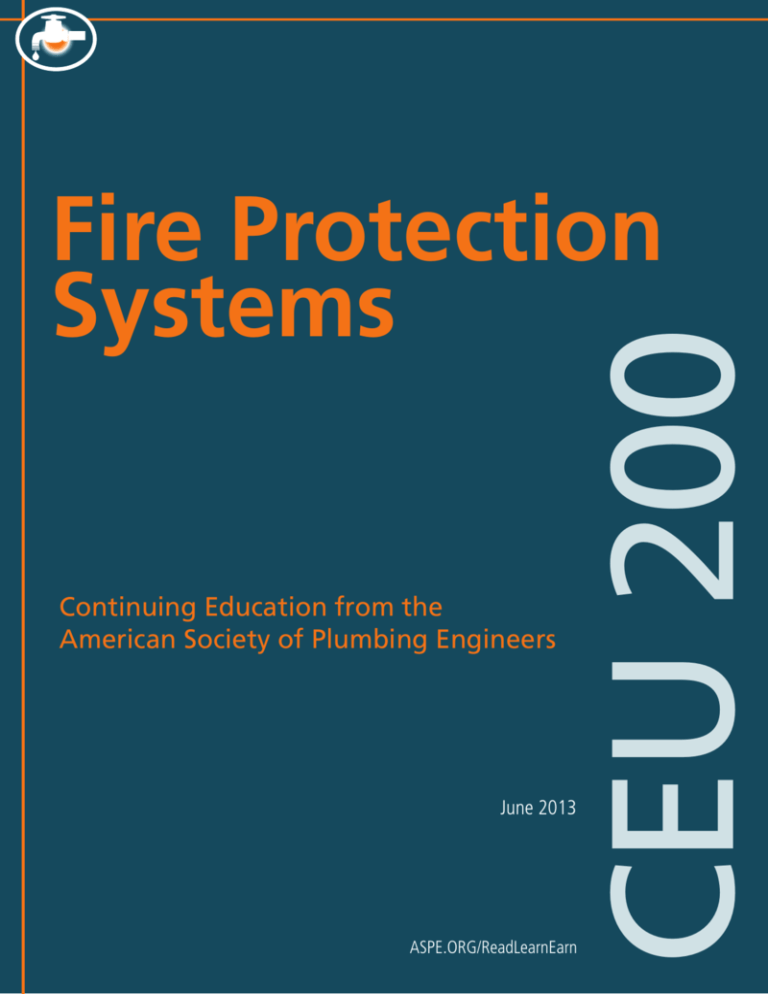 Continuing Education from the American Society of Plumbing