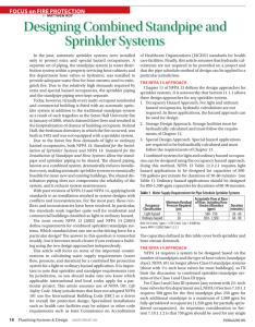 Designing Combined Standpipe and Sprinkler Systems