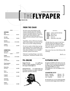 99s ONLINE FLYPAPER FACTS FROM THE CHAIR