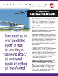 nontowered airport - Flight Training