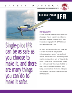Single Pilot IFR