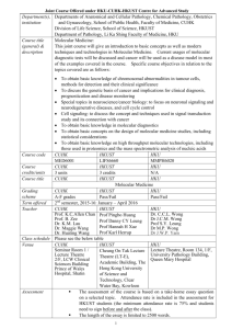 THE CHINESE UNIVERSITY OF HONG KONG