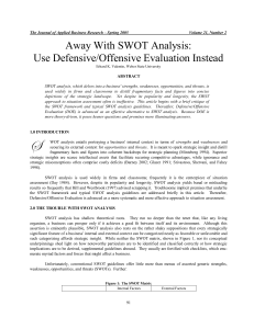 Away With SWOT Analysis