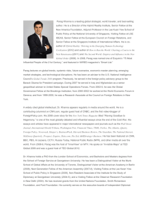 Parag Khanna is a leading global strategist, world traveler, and best