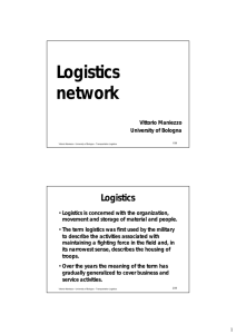 Logistics network